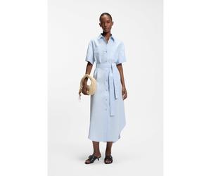 HUGO Vestido camisero en popelín de algodón - StyleKinime, 50559480 Celeste 34