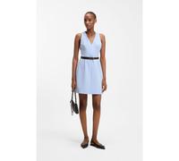 HUGO Vestido con cuello en pico y detalles de costuras - StyleKelila, 50558174 Celeste 40