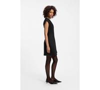 HUGO Vestido con mangas casquillo y detalles plisados - StyleKaytra, 50564254 Negro 34
