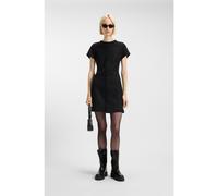 HUGO Vestido de buclé brillante con ribetes de cinta de cadena - StyleKifara, 50555905 Negro 32