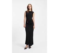 HUGO Vestido de efecto cruzado con detalle de hebilla - StyleNastasiel, 50554034 Negro L