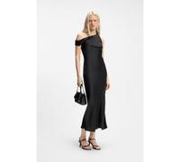 HUGO Vestido de satén con hombros descubiertos - StyleKarinera-1, 50570920 Negro 36