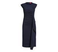 HUGO Vestido midi con detalle drapeado - StyleKoleni, 50564136 Azul oscuro 34