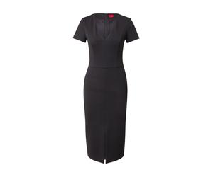 HUGO Vestido de tubo negro 36 negro