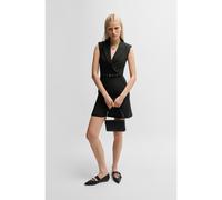 HUGO Vestido estilo blazer con cinturón de hebilla - StyleKamilan, 50534664 Negro 38