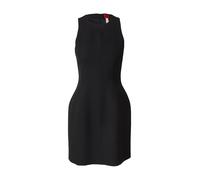 HUGO Vestido mini de sarga elástica con escote ojo de cerradura - StyleKalopia, 50559016 Negro 34
