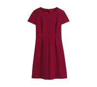 HUGO Vestido de manga corta en tejido elástico con plisado en la parte delantera - StyleKaneni, 50568949 Rojo oscuro 36