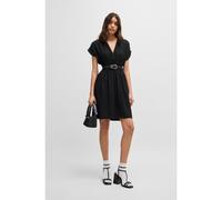 HUGO Vestido lencero evasé en sirsaca - StyleKerstini, 50536452 Negro 32