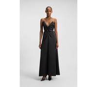 HUGO Vestido maxi con tirantes de estrás - StyleKebera-1, 50546784 Negro 36