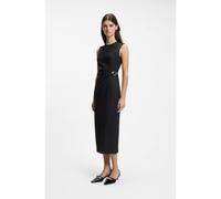 HUGO Vestido midi con mosquetón metálico - StyleKlinda, 50564202 Negro 32