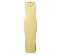 HUGO Vestido midi en punto de algodón con logo apilado - StyleNalimera, 50514521 Amarillo claro XS
