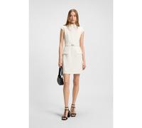 HUGO Vestido recto con bolsillos y detalle de cinturón - StyleKalunia, 50542568 Blanco 44