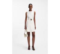 HUGO Vestido sin mangas con cinturón con hebilla - StyleKidenna, 50559186 Blanco 40