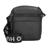 HUGO Wanner_ns 10278033 01 Zip Reporter Crossbody Bag, Negro, 2 cm x 19 cm x 10 cm