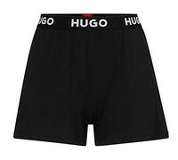 HUGO Pantalón de pijama negro / blanco, Talla L