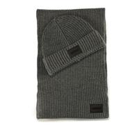 Hugo Zago Bufanda 182 cm Caja de regalo gris