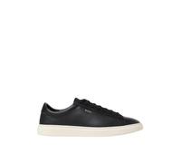 Hugo - Zapatillas Deportivas de Cuero con Cordones - Shoes - Hombre - Negro - 45 EU -