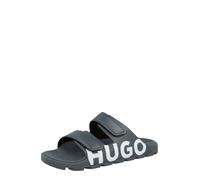HUGO Zapatos abiertos 'Evander' gris / blanco 41 gris / blanco