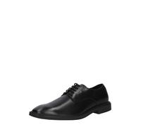 HUGO Zapatos Derby de piel lisa con logotipo en relieve - StyleGryff_Derb_lt, 50529049 Negro 42