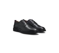 HUGO Zapatos Derby de piel con logo grabado - StyleGinsby_derb_pllt, 50567759 Negro 40