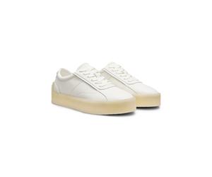 HUGO Zapatos Derby en piel con suela de goma de crepé - StyleProdi-gy_derb_grlt, 50557732 Blanco 44