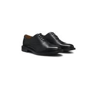 HUGO Zapatos Oxford de piel granulada con puntera recta - StyleLysander_oxf_sg, 50573090 Negro 41