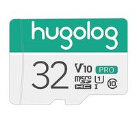 Hugolog Tarjeta de Memoria Micro SD de 32 GB, Micro SDXC UHS-I - 95 MB/s, 633X, U1, C10, Full HD Video V10, A1, FAT32, Tarjeta TF de Alta Velocidad P500 para Ordenador con Adaptador, teléfono