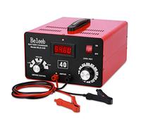 Hugoome Beleeb Serie C40 Cargador de Batería 12V 24V 36V 48V 60V 72V, Pulsos de Alto Voltaje Desulfatador Mantenedor de Batería con Pinzas de Cocodrilo para Baterías de Litio-Ion Plomo-ácido