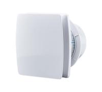 HUGOOME Ventilador de escape 100 mm 12w 95m3 / h con válvula de retención, ventanas y ventilador montado en la pared para cocina, baño, invernadero, garaje - 4 pulgadas