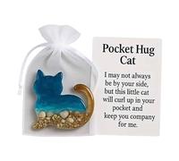 Hugs for Kids - Mini tarjetas de felicitación de bolsillo de animales, hechas a mano, mini recuerdo para el cuidado, amigos, amantes, cumpleaños, Navidad, buena suerte, hombres, mujeres, niños y
