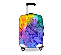 HUGS IDEA Cubierta antipolvo para maleta de 18 a 30 pulgadas, Colorido 1, S (18"-22" cover), moderno