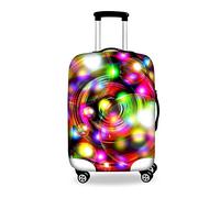 HUGS IDEA Cubierta antipolvo para maleta de 18 a 30 pulgadas, Colorido 10, S (18"-22" cover)