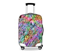 HUGS IDEA Cubierta antipolvo para maleta de 18 a 30 pulgadas, Colorido 14, L (26"-30" cover)