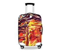 HUGS IDEA Cubierta antipolvo para maleta de 18 a 30 pulgadas, Colorido 3, M (22"-26" cover)