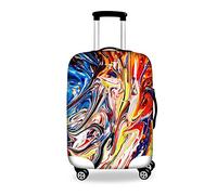 HUGS IDEA Cubierta antipolvo para maleta de 18 a 30 pulgadas, Colorido 6, S (18"-22" cover)