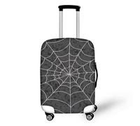 HUGS IDEA Fundas protectoras de maletas de poliéster antiarañazos con bordes elásticos, Tela de araña, XL(29"-32" Cover)