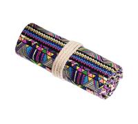 Hugsweet Estuche Enrollable para lápices,Estuche Enrollable para bolígrafos - Rollos de lápiz Envoltura de lápiz,Portalápices con 48 Ranuras, portalápices, Estuche para lápices, Bolsa de
