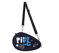Hugsweet Estuche Tenis de Mesa - Estuche Duro Impermeable - Organizador De Raquetas Pong con Correa Ajustable Y Compartimento para Pelotas - Deportistas Hombres Mujeres Gimnasio Deportes Aire Libre