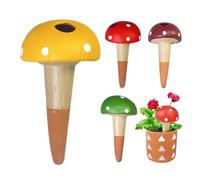 Hugsweet Picos de riego automático para,Picos de riego de terracota para | Autoriego para plantas de interior 4 piezas,Inserto de macetero de autorriego, picos de riego de terracota, gotero de agua