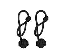 HUGWCBD Cuerdas para Cortinas 2 Pcs Curtain Tiebacks Holdbacks with Big Woven Ball Outdoor Cotton Hand Rope Decorative Tie Backs