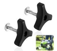 Hugwish 4pcs tuerca de ala y perno universal para cortacésped para cortadoras de césped universales mango (4)