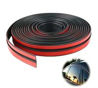 Hugwish Goma Parabrisas Coche 4m*14mm, Tira Adhesiva, Autoadhesiva Para Parabrisas, Adhesiva Coche (14mm 4m)