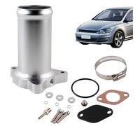 Hugwish Kit Anular Egr 1.9 tdi 130/160 HP Diesel, Supresor Egr, tubo de reemplazo de la válvula egr, kit de tubo de reemplazo de la válvula de aluminio aplicable a vehículos diesel