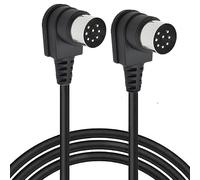 HUHANGGod Cable de audio para altavoz macho de 90 grados, 2 cables de extensión DIN de 90 grados DIN de 8 pines para Bang y Olufsen B&O PowerLink BeoLab (3 metros)