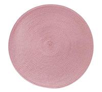 HUHJYUGE Juego de 2/4/6 Manteles Individuales Redondos, Resistentes al Aceite y Protectores del Calor, Fáciles de Limpiar Color Sólido para Uso Diario, Cocina, Mesa (F 2 Pieces)