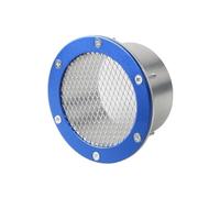 HUHNGNBZPM Tubo Entrada Filtro Admisión Aire Universal para Accesorios Automóvil Cubierta Entrada Aire Aleación Aluminio Rejilla Tubo Entrada Automóvil Entrada Ventilación Tuyere para Entrada(Blue)