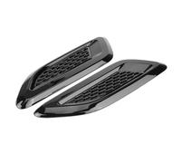 HUHNGNBZPM Tubo Entrada Filtro Admisión Aire Universal para Entrada Aire Coche Capó Capó Scoop Vents Pegatina Cubierta Decorativa Tuning para Auto para Mustang(Full Black)