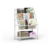 Huhote Estantería para niños, estantería pequeña, estante para libros para niños, organizador de almacenamiento de libros y juguetes, estante de exhibición para lugares pequeños, sala de estar