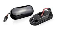 Huhpa 2 uds indicador lateral dinámico luz de señal de giro luz intermitente secuencial for Ford c-max Fiesta Focus MK2 Fusion Galaxy(2pcs NO Dynamic)