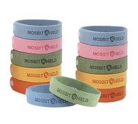 HUHUDAY Pulsera Antimosquitos Repelentes de Mosquitos 12 Unidades Protección Natural contra Insectos, Apta para niños adultos, Pulseras Repelente de Mosquitos para Interiores y Exteriores